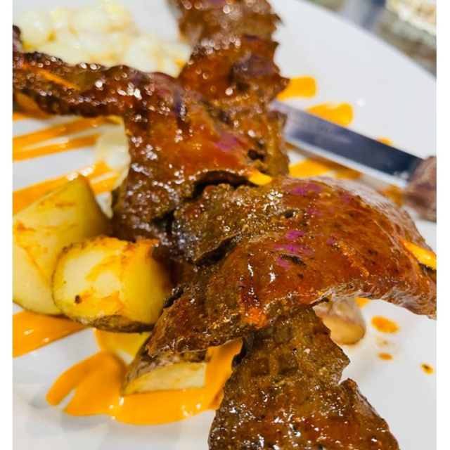 Anticuchos.